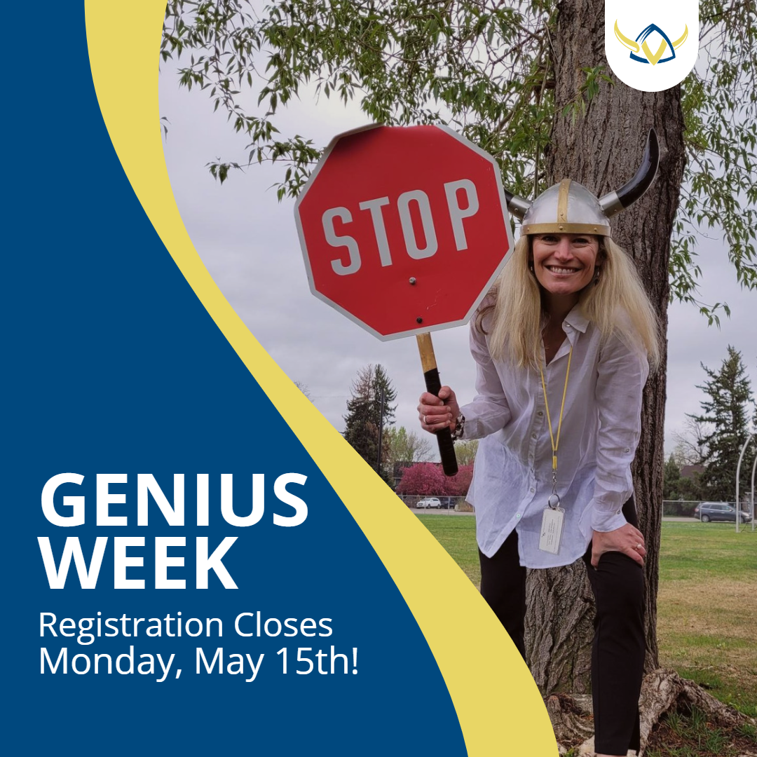Registration for Genius Week Closes Monday, May 15th! Lesher Middle(01)
